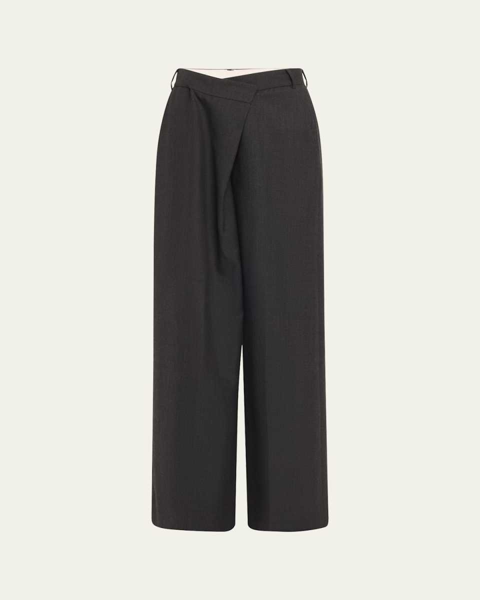 Horst Asymmetric Wool Pants